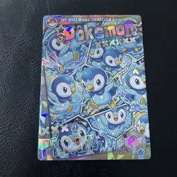 Piplup NT-006 Mengka 2.0 Card Chinese Non TCG Mengka v2 holo mint pack fresh - Image 1