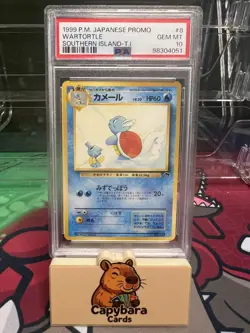 Wartortle 008 PSA 10 - Southern Islands - Pokemon Card - Image 1
