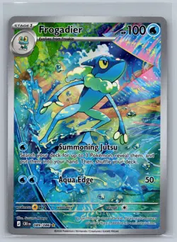 Frogadier 089/086 Holo Illustration Rare Chaos Rising Pokemon Holo Near Mint - Image 1