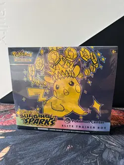 Pokemon Center Surging Sparks Elite Trainer Box ETB Brand New & Factory Sealed - Image 1
