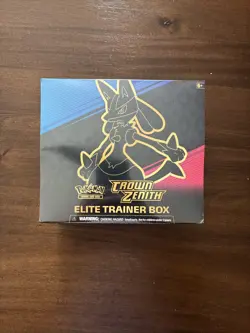 Pokemon TCG Crown Zenith ETB Elite Trainer Box Factory Sealed New English! - Image 1