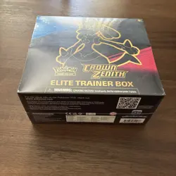 Pokemon TCG Crown Zenith ETB Elite Trainer Box Factory Sealed New English! - Image 2