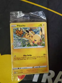 Pokemon Pikachu 049/195 Holiday Advent Snowflake Stamp Promo - Image 1