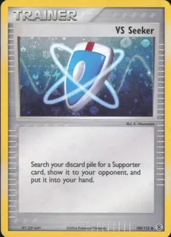 VS Seeker 100/112 Uncommon FireRed & LeafGreen Pokemon Heavily Played - Image 1