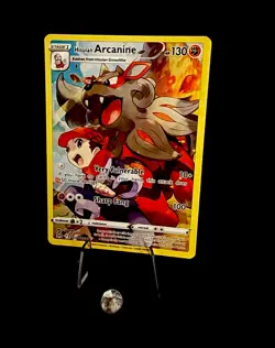 The Pokemon Company Hisuian Arcanine Full Art Holo UR 130HP TG08/TG30 EN - Image 1