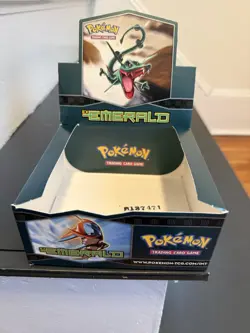 Pokemon Ex Emerald Booster Box - Empty - Acrylic Case Included - Great Condition - Image 1