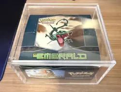 Pokemon Ex Emerald Booster Box - Empty - Acrylic Case Included - Great Condition - Image 2