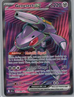Genesect ex 161/086 Holo Ultra Rare Black Bolt Pokemon Holo Near Mint - Image 1