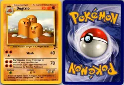 Dugtrio 23/130 Rare Base Set 2 Pokemon Moderately Played - Image 1