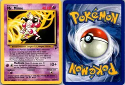 Mr. Mime 27/130 Rare Base Set 2 Pokemon Moderately Played - Image 1