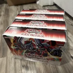 X4-BRAND NEW TGC YU-GI-OH BURST PROTOCOL BOOSTER BOX FACTORY SEALED 1ST EDITION - Image 2
