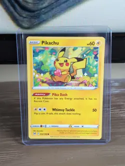 Pikachu 52/196 Pokemon TCG Lost Origin - Image 1