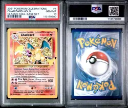 Charizard 4/102 Pokemon Celebrations Classic Coll. Base Set PSA 10 GEM MT - Image 5