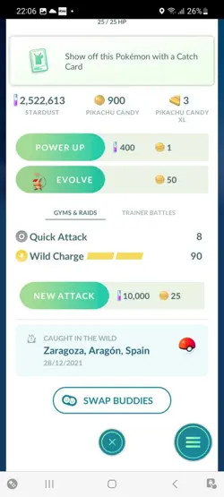 Pokemon Go Shiny Pikachu Santa Hat - Image 2