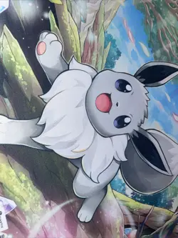 Pokemon Go TCG Radiant Eevee Play mat, collectable, rare, Shiny Pokemon - Image 2