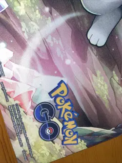 Pokemon Go TCG Radiant Eevee Play mat, collectable, rare, Shiny Pokemon - Image 3