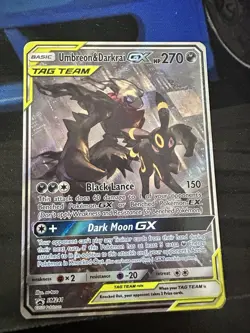 Umbreon & Darkrai GX SM241 Sm Holo Pokemon Promo NM+ Mint - Image 1