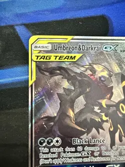 Umbreon & Darkrai GX SM241 Sm Holo Pokemon Promo NM+ Mint - Image 2
