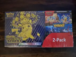Pokemon Surging Sparks Elite Trainer Box ETB with Booster Bundle New and Sealed - Image 1