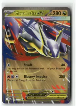 2025 Pokemon Mega Latias ex 100/132 Double Rare English - Image 1