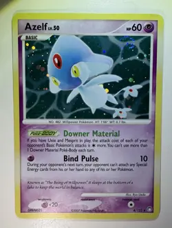 Azelf Holo Rare Pokemon Mysterious Treaures 4/123 LP Condition - Image 1