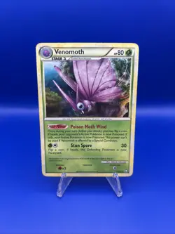 Venomoth Triumphant Holo Rare Pokemon TCG 11/102 Heartgold & SoulSilver - Image 1