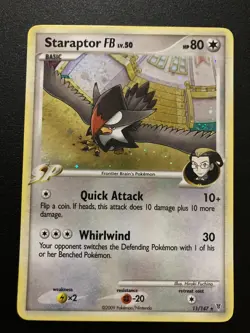Pokemon TCG - LP Staraptor FB Holo Rare 11/147 Platinum Supreme Victors - Image 1