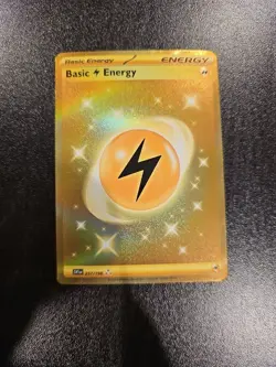 Pokemon TCG Basic Lightning Energy Scarlet & Violet-Base Set 257/198 Hyper Rare - Image 1