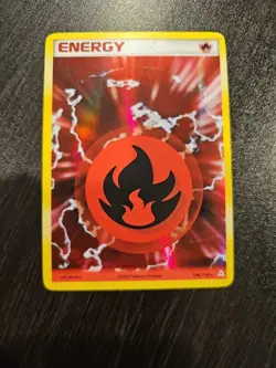 Pokemon TCG Fire Energy Holo 106/110 2006 Holon Phantoms - Image 1