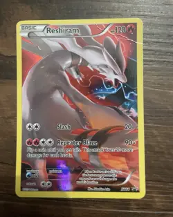 Pokemon TCG Reshiram XY74 XY Promo Full Art Holo English 2015 Basic 120 HP - Image 1