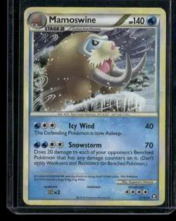 Pokemon Triumphant #5/102 Mamoswine Holo - MP - Image 1