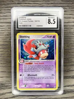 Slowking CGC 8.5 Pokemon 2005 EX Unseen Forces 14/115 Cosmos Holo Low POP 19 - Image 3