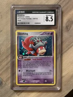 Slowking CGC 8.5 Pokemon 2005 EX Unseen Forces 14/115 Cosmos Holo Low POP 19 - Image 4
