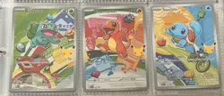 Pokemon First Partner Illustration Collection Series 1 Kanto Gen 1 Starters Set - Image 1