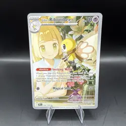 Pokemon Lillie's Ribombee 164/159 Illustration Rare Journey Together NM - Image 1