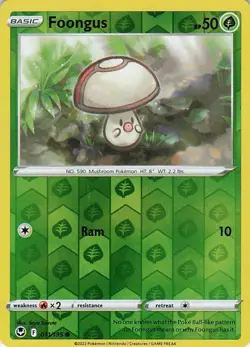 Pokemon TCG Pokemon Foongus Foongus Common Reverse Holo - Image 1