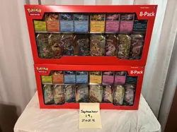 Sealed - 2x Pokemon TCG Prismatic Evolutions Costco 8 Mini-Tin Bundle - Image 1