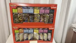 Sealed - 2x Pokemon TCG Prismatic Evolutions Costco 8 Mini-Tin Bundle - Image 2