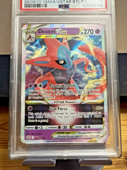 PSA 10 Deoxys VSTAR Black Star Promo SWSH268 Pokemon 2022 Sword & Shield Holo - Image 3
