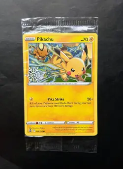 Pokemon - Pikachu Holo 043/195 Holiday Advent Calendar - Holiday Stamp - SEALED - Image 1