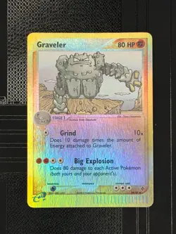 Graveler 29/97 e-Reader Reverse Holo EX Dragon 2003 Pokemon TCG - Image 1