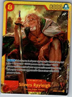 Silvers Rayleigh OP08-118 SEC English Two Legends - One Piece Card - NM - Image 1