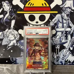 2024 One Piece MONKEY D. LUFFY Treasure Booster ST10-006 PSA 10 Gem Mint! - Image 1