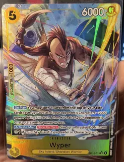 Bandai One Piece TCG Wyper OP15-114 SR (Alternate Art - 1) and (Normal - 2) - Image 1