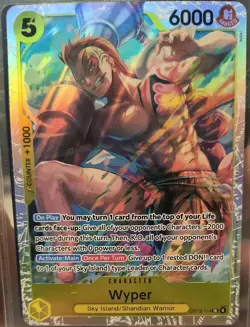 Bandai One Piece TCG Wyper OP15-114 SR (Alternate Art - 1) and (Normal - 2) - Image 3