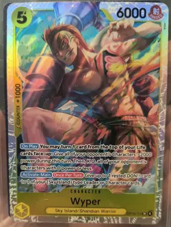 Bandai One Piece TCG Wyper OP15-114 SR (Alternate Art - 1) and (Normal - 2) - Image 4