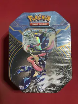 Vintage Pokemon 2014 XY Kalos Powers Tin Greninja EX Factory Sealed - Image 1
