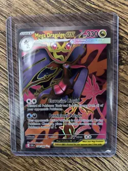 Mega Dragalge Ex 104/086 Ultra Rare Chaos Rising Pokemon Card - Image 1