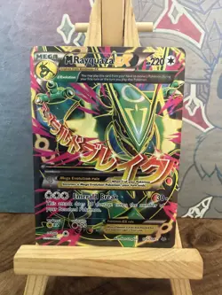 Pokemon M Rayquaza EX Roaring Skies Full Art 105/108 LP+ English Card #2 - Image 1