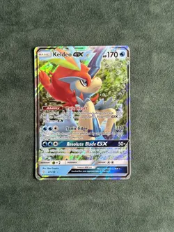 Pokemon Keldeo GX 47/236 Unified Minds Ultra Rare Holo NM/M - Image 1